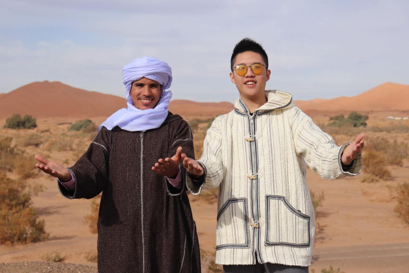 Memorable moment with our guide